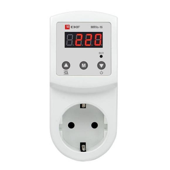 Реле напряжения цифровое розеточное  MRVs-16 PROxima EKF MRVs-16 Реле напряжения цифровое розеточное  MRVs-16 PROxima EKF MRVs-16