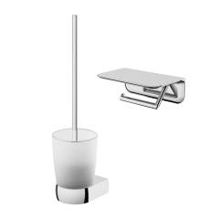 Набор Держатель Raiber Graceful RP-80003 хром + Ершик RP-80010 хром