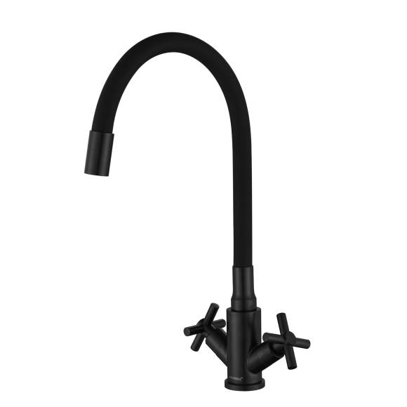 Смеситель для кухни Fmark FS8442H-01 с гибким изливом, черный Смеситель для кухни Fmark FS8442H-01 с гибким изливом, черный