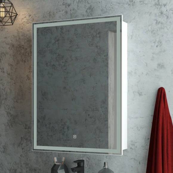 Зеркало-шкаф CONTINENT Allure L 55х80 с подсветкой