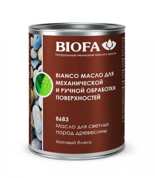 Bianco - Масло для светлых пород древесиныя 0,125 мл. 8683 Ecowoods 