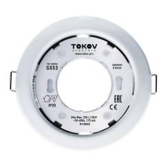 Светильник GX 53-WH-1 106х48мм бел. металл+пластик TOKOV ELECTRIC TOK-GX53-WH-1 Светильник GX 53-WH-1 106х48мм бел. металл+пластик TOKOV ELECTRIC TOK-GX53-WH-1