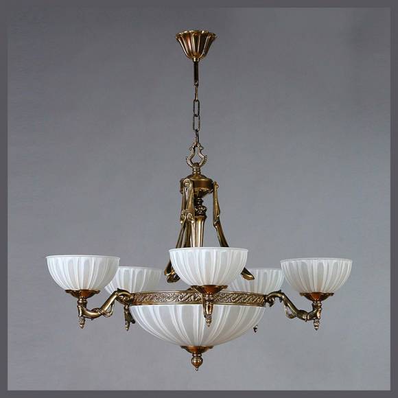 Подвесная люстра Ambiente by Brizzi Navarra 02228/5 PB Подвесная люстра Ambiente by Brizzi Navarra 02228/5 PB