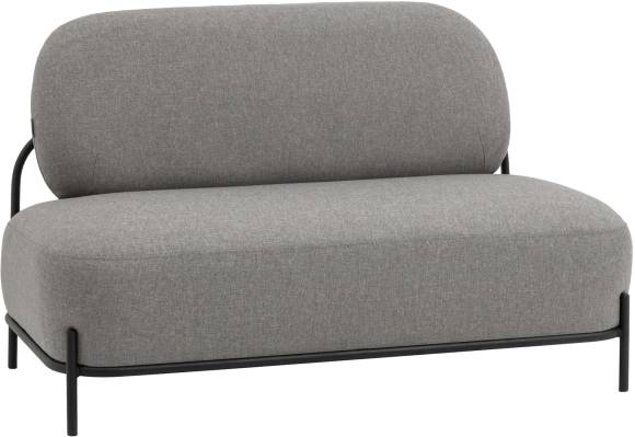 Диван Stool Group Стоун, рогожка серая