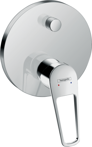 Встраиваемый смеситель для душа и ванны Hansgrohe Novus Loop 71345000, С ВНУТРЕННЕЙ ЧАСТЬЮ, хром