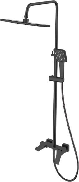 Душевая стойка Haiba HB24818-7 черная матовая