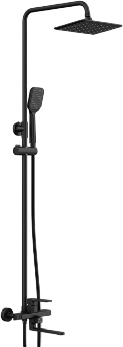 Душевая стойка Elghansa Heffen 2353520-2H-Black, черный Душевая стойка Elghansa Heffen 2353520-2H-Black, черный