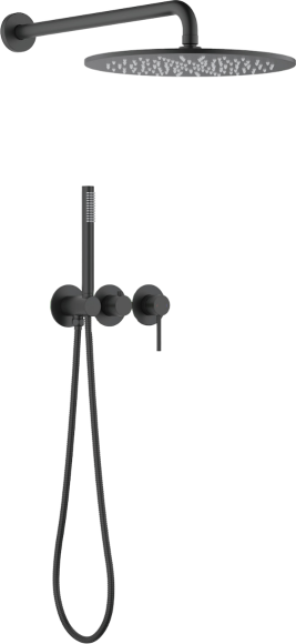 Душевой комплект Timo Saona SX-2349/03SM С ВНУТРЕННЕЙ ЧАСТЬЮ, черный