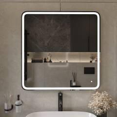 Зеркало DIWO Коломна 80 с подсветкой светодиодной, сенсорный выключатель, российское, настенное