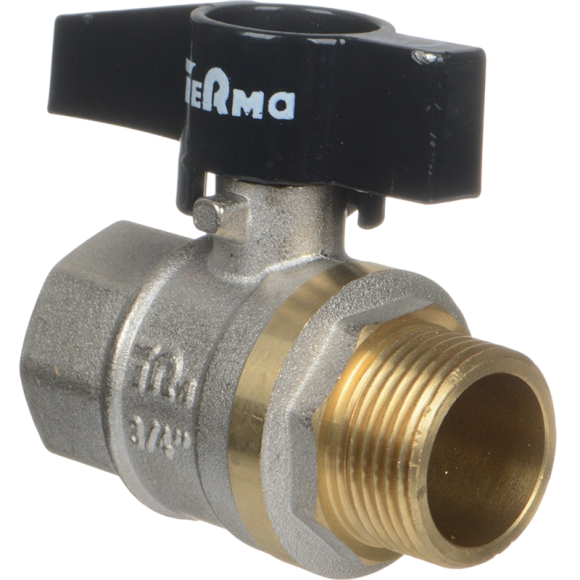 Шаровой кран TeRma CB 30219 3/4", вн-нар, ручка флажок