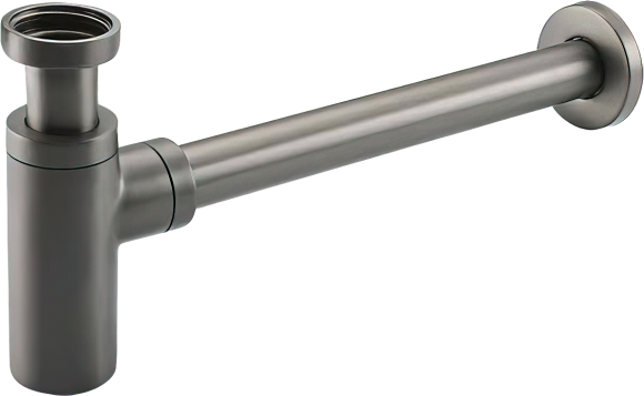 Сифон для раковины Frap F82-9, оружейная сталь
