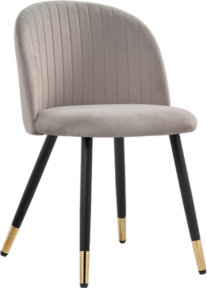 Стул Woodville Gabi 15348 latte, ножки black, gold