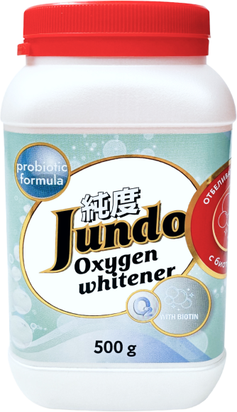 Отбеливатель JUNDO Brilliant White универсальный, 0,5 кг