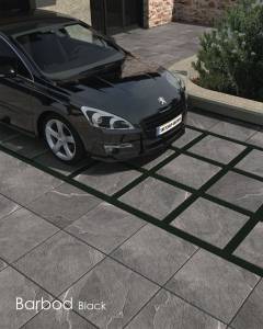 Керамогранит Barbod Black (20mm) 60x60