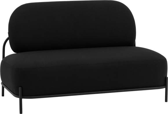 Диван Stool Group Стоун, рогожка черная