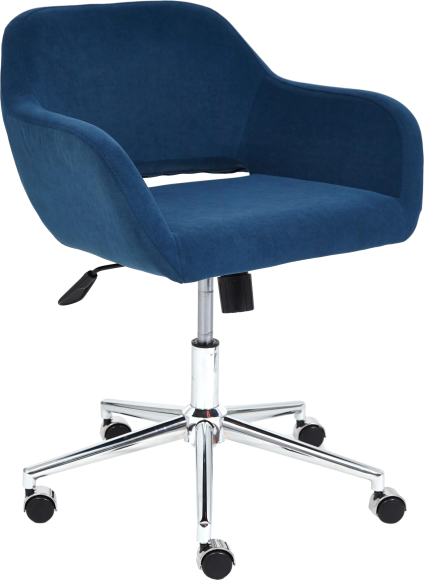 Компьютерное кресло TetChair Modena флок синий 32