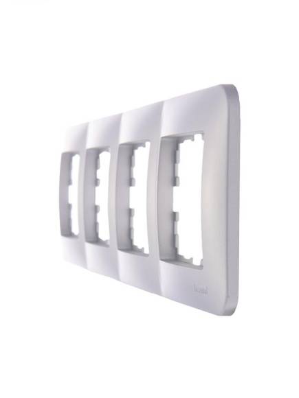 Рамка 4-м Karina Life горизонт. жемчуж./бел. перламутр LEZARD 708-3000-149 Рамка 4-м Karina Life горизонт. жемчуж./бел. перламутр LEZARD 708-3000-149