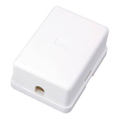 Розетка телефонная 1-м ОП RJ14 (6P4C) кат.3 бел. Rexant 03-0001 Розетка телефонная 1-м ОП RJ14 (6P4C) кат.3 бел. Rexant 03-0001