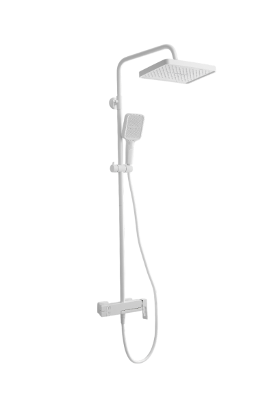 Душевая стойка BELZ B658 B24658-8, матовая белая