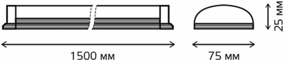 Накладной светильник Gauss WLF-2 844426350 Накладной светильник Gauss WLF-2 844426350