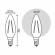 Лампа светодиодная Gauss Filament E14 13Вт 4100K 103801213 Лампа светодиодная Gauss Filament E14 13Вт 4100K 103801213