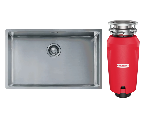 Комплект Мойка Franke Box BXX 210-68 нержавеющая сталь + Измельчитель