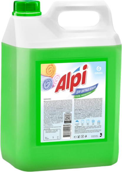 Средство для стирки Grass Alpi для цветных вещей, 5 л