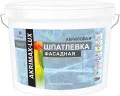 Шпатлевка фасадная Akrimax-lux акриловая 7,5кг Шпатлевка фасадная Akrimax-lux акриловая 7,5кг