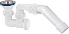Сифон для поддона Virplast Универсал 30975111 выпуск с уклоном