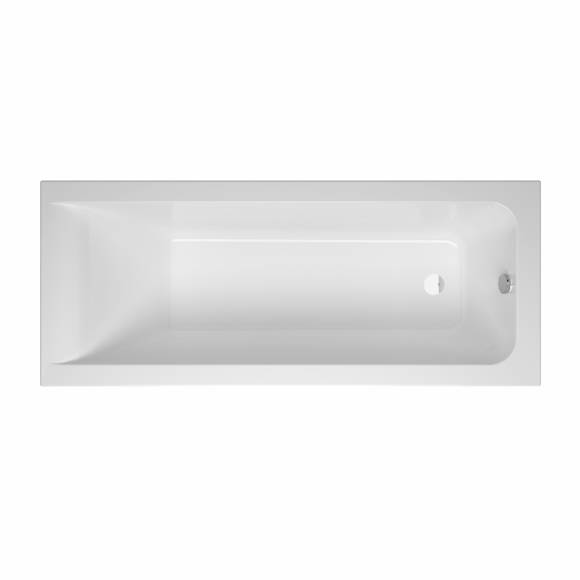Акриловая ванна ALBA SPA Marry slim 170x70 см, пристенная, белая, с каркасом