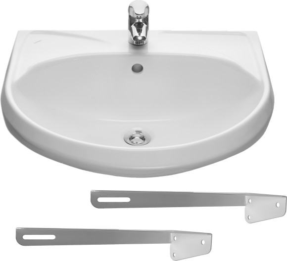 Раковина Santeri Вест с кронштейнами КСТ-250У2