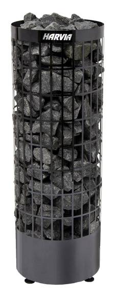 Печь для сауны HARVIA CILINDRO PC90E BLACK STEEL без пульта
