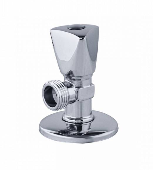 Вентиль Aquasfera 1071, угловой, с отражателем, 1/2" НРx3/4" НР