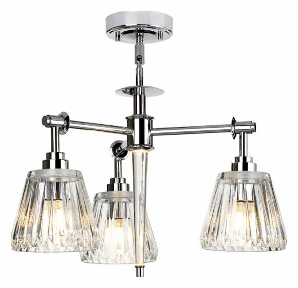 Люстра на штанге Elstead Lighting Aghata BATH-AGATHA3P-PC