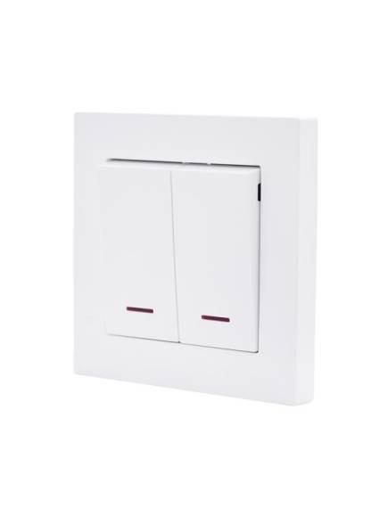 Выключатель 2-кл. СП Vesna с индикацией механизм бел. LEZARD 742-0288-112 Выключатель 2-кл. СП Vesna с индикацией механизм бел. LEZARD 742-0288-112