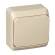 Выключатель 1-кл. ОП Этюд 10А IP20 крем. SE BA10-001K