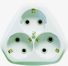 Розетка 3-м ОП РА10/16-833 16А IP20 с заземл. бел. Кунцево 5921 Розетка 3-м ОП РА10/16-833 16А IP20 с заземл. бел. Кунцево 5921