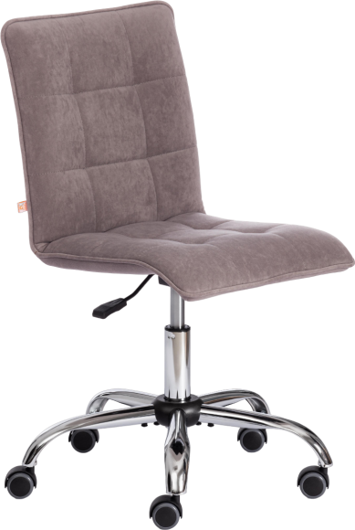 Компьютерное кресло TetChair Zero, велюр светло-серый 60