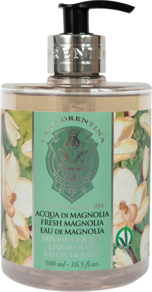 Жидкое мыло La Florentina Fresh Magnolia с дозатором, увлажняющее, 500 мл