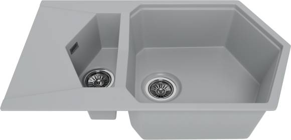 Мойка кухонная KitKraken Pond Pond Grey серая