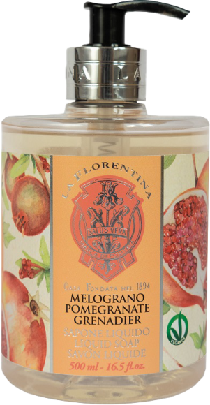 Жидкое мыло La Florentina Pomegranate с дозатором, увлажняющее, 500 мл