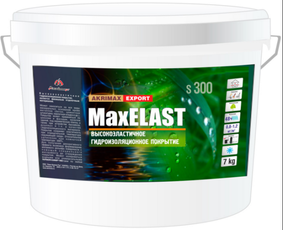 Гидроизоляционное покрытие MAXELAST 3кг