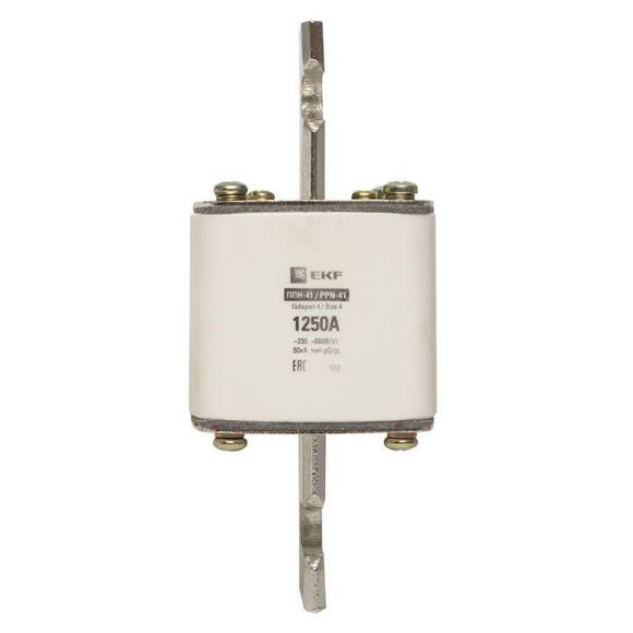 Вставка плавкая ППН-41 1250/1250А габарит 4 PROxima EKF fus-41/1250 Вставка плавкая ППН-41 1250/1250А габарит 4 PROxima EKF fus-41/1250