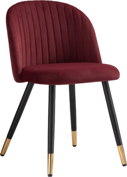 Стул Woodville Gabi wine red, ножки black