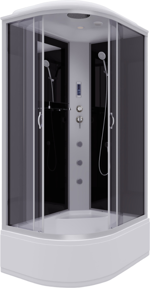 Душевая кабина Niagara Classic NG-2510-14RF 120х80 см, с гидромассажем и пультом управления