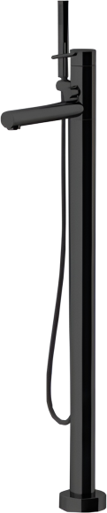 Напольный смеситель для ванны с душем Gattoni Circle One 9008/90NO nero opaco