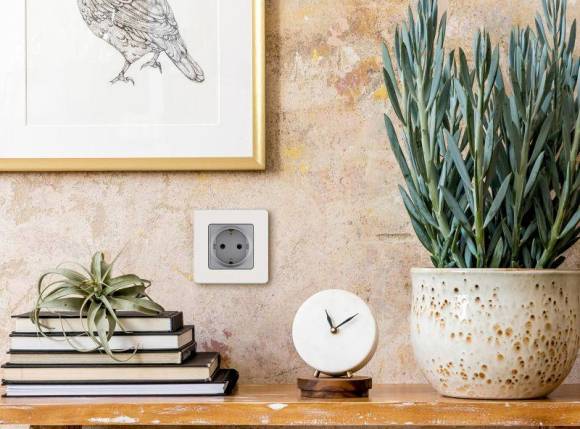 Розетка 1-м СП Inspiria 16А IP20 250В 2P+E немецк. стандарт механизм алюм. Leg 673722 Розетка 1-м СП Inspiria 16А IP20 250В 2P+E немецк. стандарт механизм алюм. Leg 673722