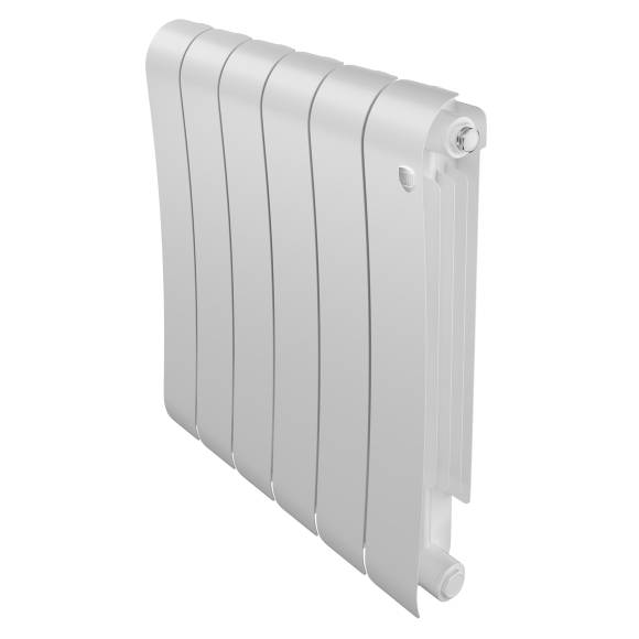 Радиатор биметаллический Royal Thermo Infinity 500 6 секций, bianco traffico