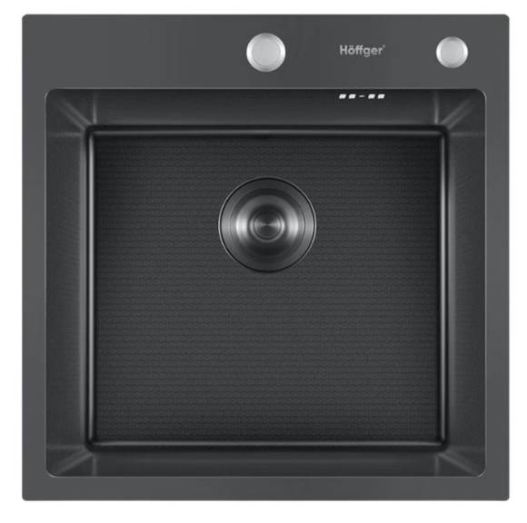 Мойка для кухни HOFFGER 5050T Black (Чёрная)