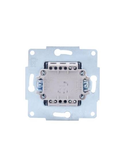 Выключатель 2-кл. СП Vesna механизм бел. LEZARD 742-0288-101